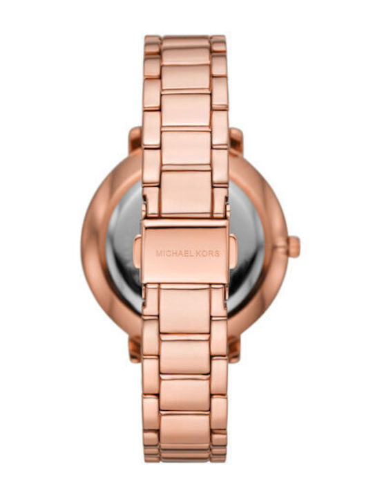 Michael Kors Watch Γυναικείο Ρολόι 38mm Μπαταρίας με Ροζ Μεταλλικό Μπρασελέ