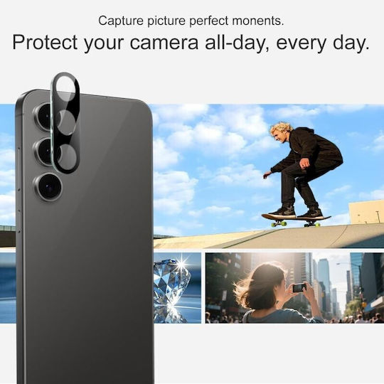 Imak Camera Protection Tempered Glass Black for the Samsung Galaxy S25 FE 5G