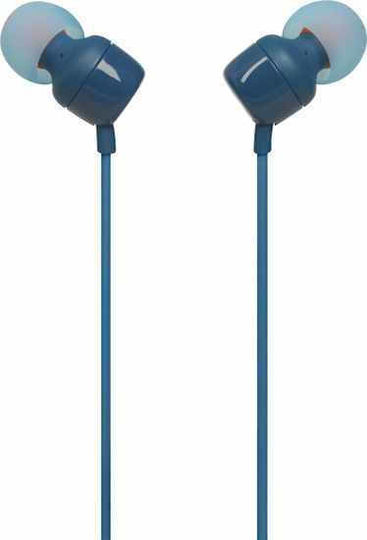 JBL T110e In-ear Handsfree Headphones with Connector 3.5mm Blue