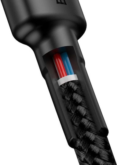 Type C Cable Baseus Pd Pd2.0 60w 20v 3a Qc3.0 2m Black + Gray