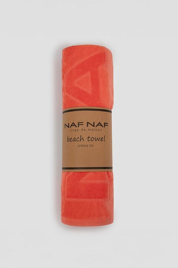 Naf Naf Beach Towel Coral 170x90cm.