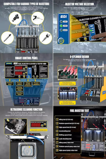 Autool Εργαλείο Μπεκ Αυτοκινήτου για Bmw / Audi / Porsche / Ford / Mercedes Benz / Toyota / Honda / Nissan / VW / Volvo / Opel / Peugeot / Subaru / Suzuki / Chevrolet / Chrysler / Citroen / Dacia / Daihatsu / Fiat / Hyundai / Isuzu / Jaguar / Kia / Lancia / Land Rover / Mazda / Renault / Saab / Seat / Skoda / Smart