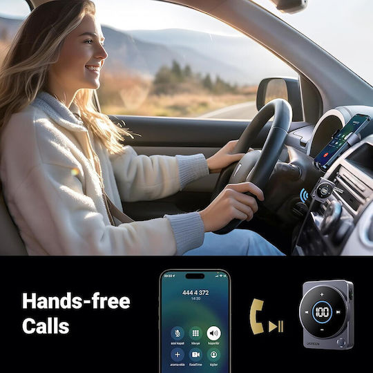 Bluetooth Адаптер За Аукс Жак Ugreen Cm724 35003 Сив