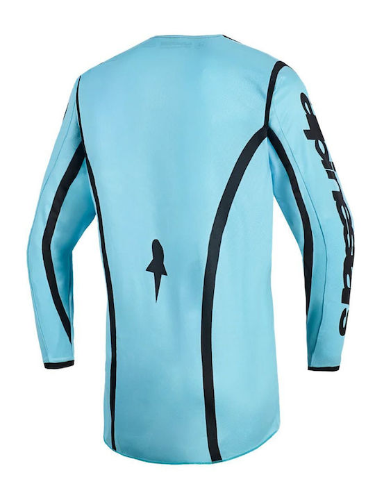 Alpinestars Fluid Pentru femei Tricou Motocross Mânecă lungă Negru Culoare