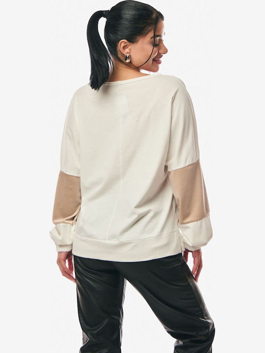 Women's Blouse Cotton Ecru