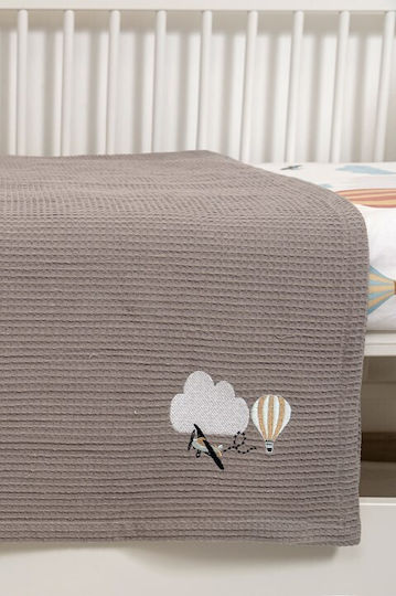 Naf Naf Blanket Cot Waffle White