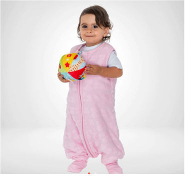 Baby Bliss Winter Baby Sleeping Bag with Legs 2.5 Tog Pink