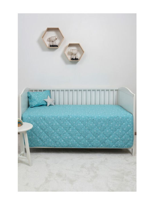 Naf Naf Little Hello Star 304 Blue Κουβερλί Κουβερλί Σετ