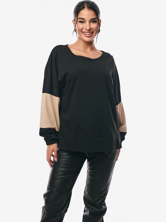 Women's Blouse Cotton Black