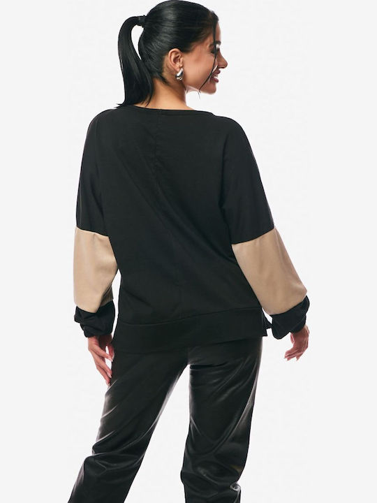 Women's Blouse Cotton Black