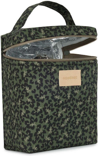 Nobodinoz School Insulated Hand Lunch Bag Green