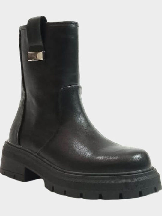 Stiefeletten Damen Schwarz