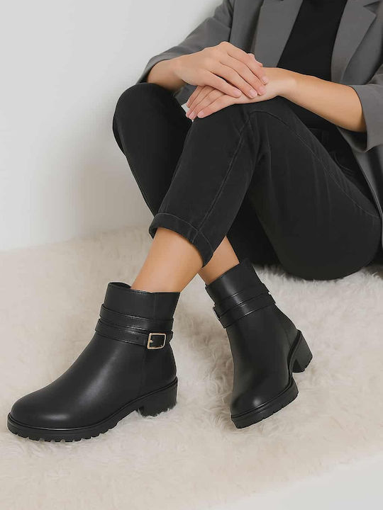 Stiefeletten Damen Schwarz