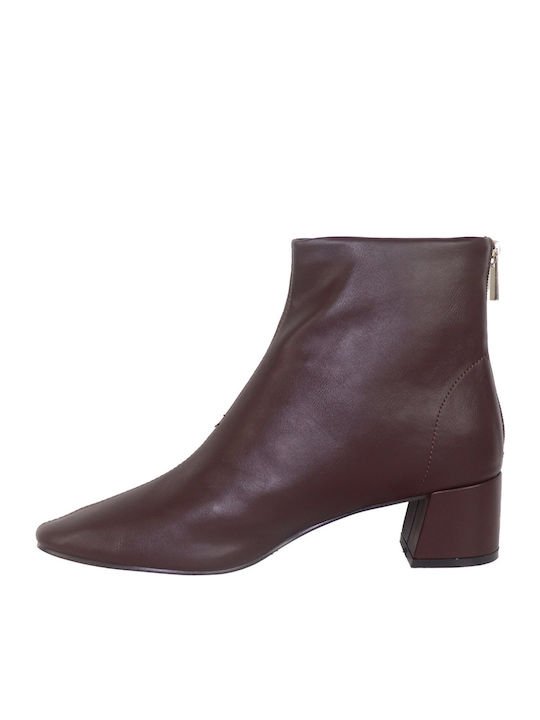 Stiefeletten Damen Burgundisch