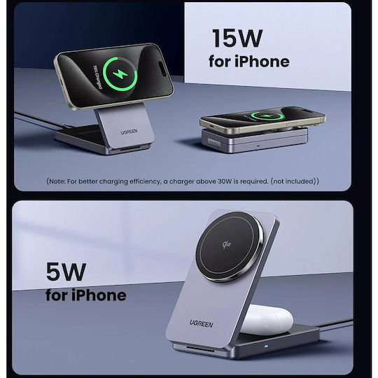 Ugreen Φορτιστής Magsafe 20W Λευκός (W706)