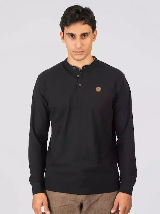 Polo Μπλούζα Μακρυμάνικη Pure Black