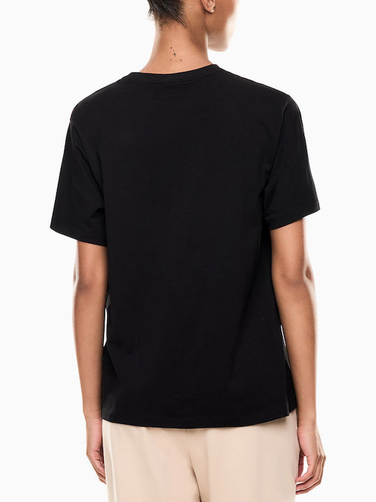 Emporio Armani T-shirt Tiger Eye, Black Emporio Armani T-shirt Tiger Eye, Black