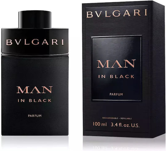 Refillable Men's Perfume Bvlgari Bvlgari Man In Black Parfum Capacity Ml 100