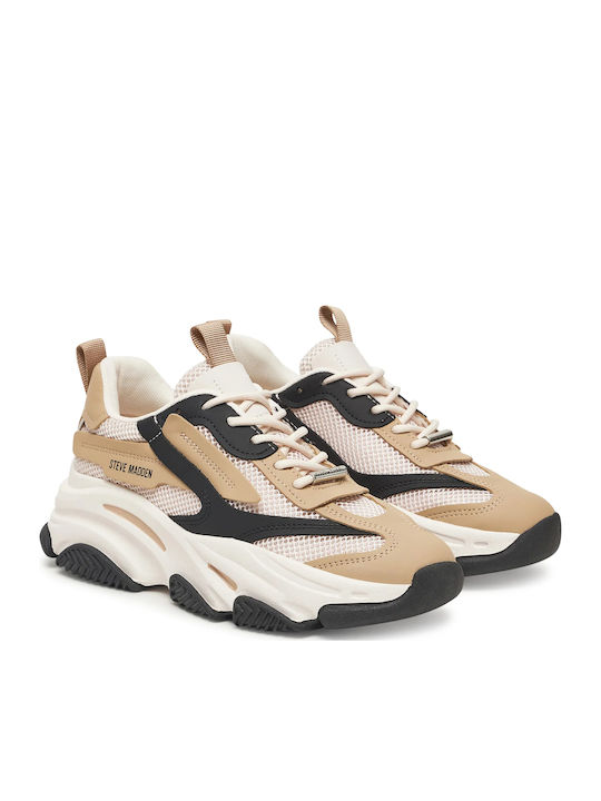 Steve Madden Possession Е Сникърси Бежово-черно