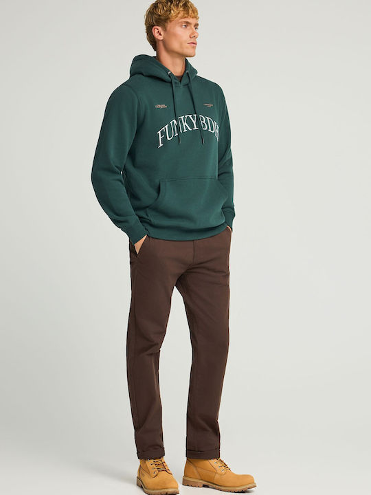 Sweatshirt with Hood Green