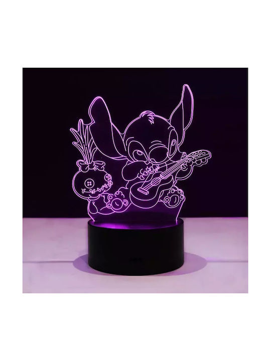 Lumini LED Lampă decorativă pentru copii Stitch 3εκ.