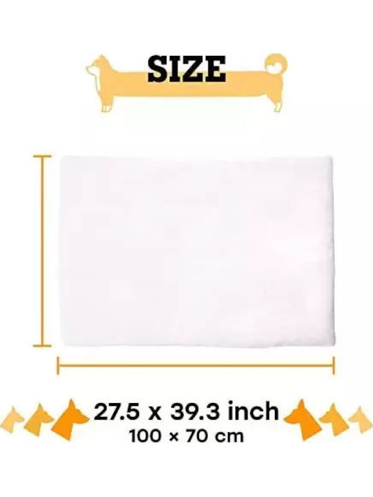 Възглавница за куче Отопляемо Сив 60x45см.