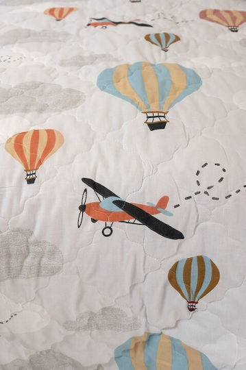 Naf Naf Подредба Детско Юрганче Единично с Калъфка Grey 160x240cm 520801367142