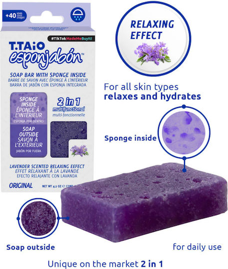 Esponjabon Lavendel Seifenriegel