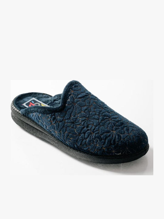 Anatomische Damen Hausschuhe Blau