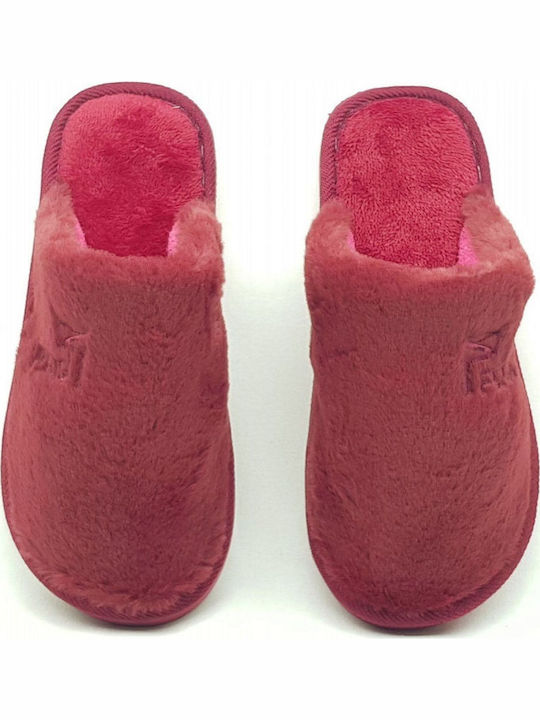 Winter Women's Slippers Burgundy