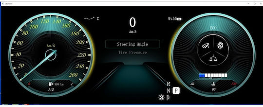 Bizzar Car Dashboard Head Up Display Digital Instrument