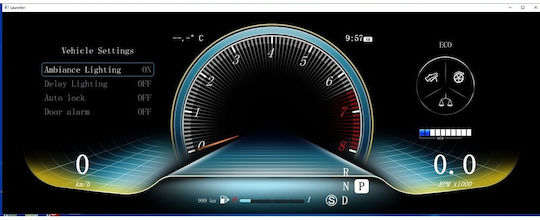 Bizzar Car Dashboard Head Up Display Digital Instrument