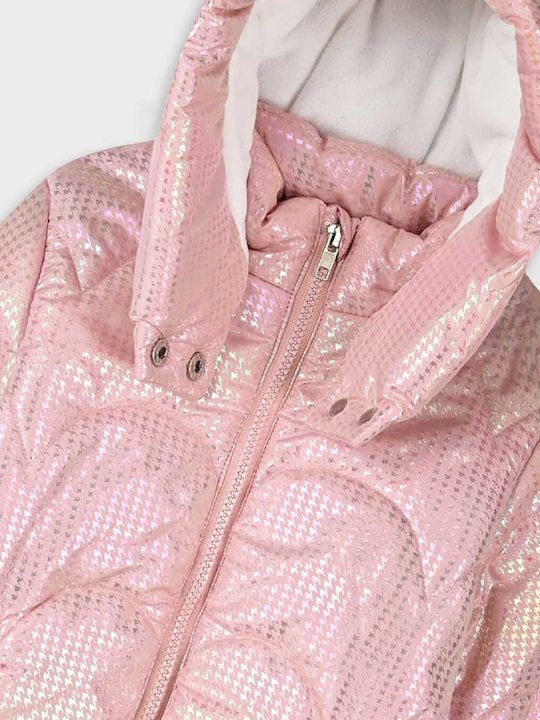 Kids' Casual Jacket with Hood Pink