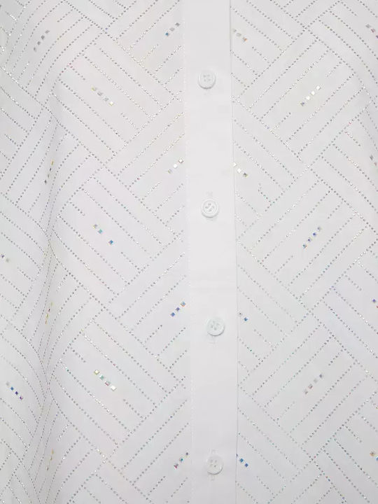 Women's Long Sleeve Shirt Bright White