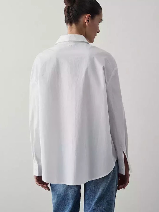 Women's Long Sleeve Shirt Bright White