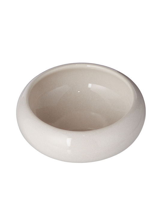 Butlers Boogy Bol Rotund De Servire Din Ceramică Bej Cu Diametrul 8.6cm