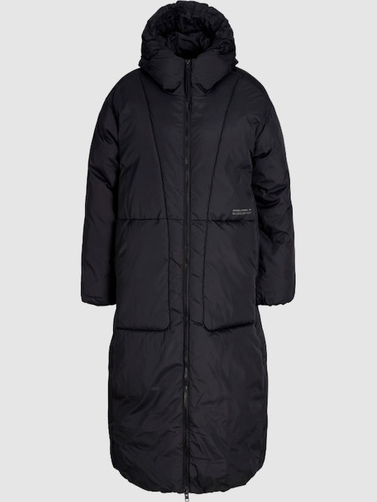 Γυναικείο Puffer Μπουφάν για Χειμώνα Black