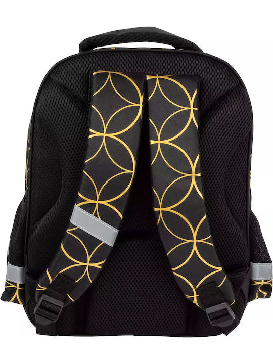 Derform Schulranzen Rucksack Schwarz 19Liter