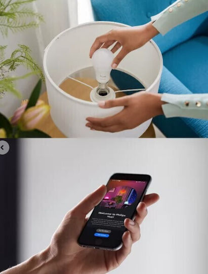 Philips Hue White & Color Ambiance Starter Kit Kit Inteligent Compatibil cu Hue Bridge