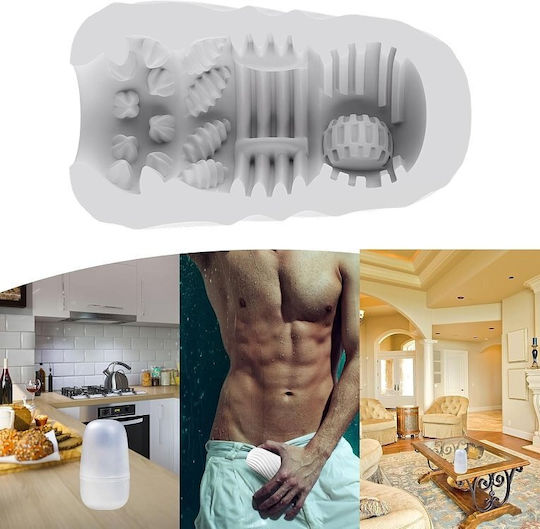 Smd Lila Egg Masturbator 3d Texturat Realist Vagin Alb