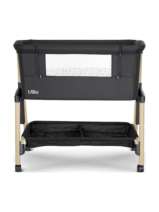 Lorelli Cradle Millie with Mattress and Wheels Black