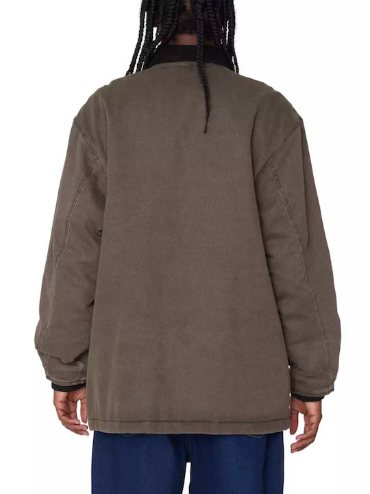 Norton Barn Coat Geacă Negru Măsliniu Spălat Faded