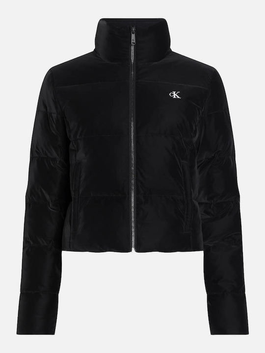 Women's Short Lifestyle Jacket for Winter Black
