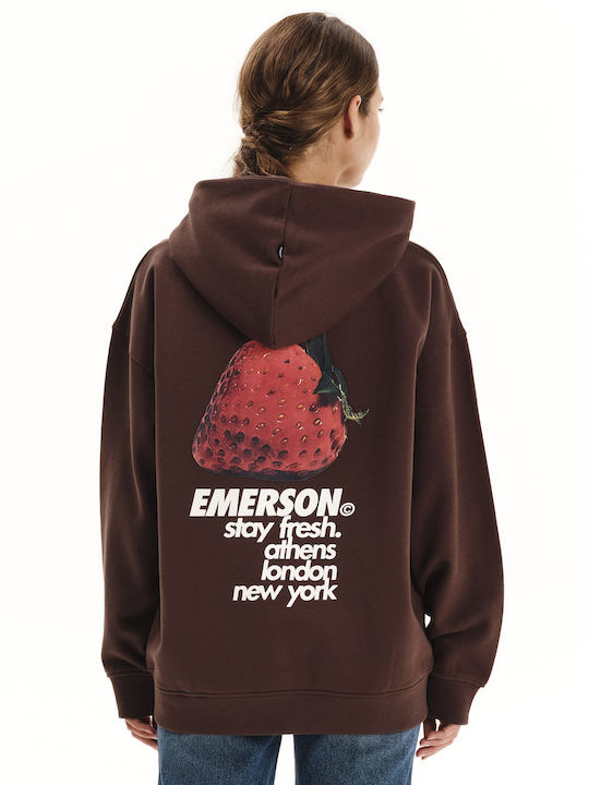 Women's Sweatshirt Hooded Strawberry