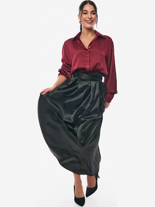 Satin,σατεν Rock Black
