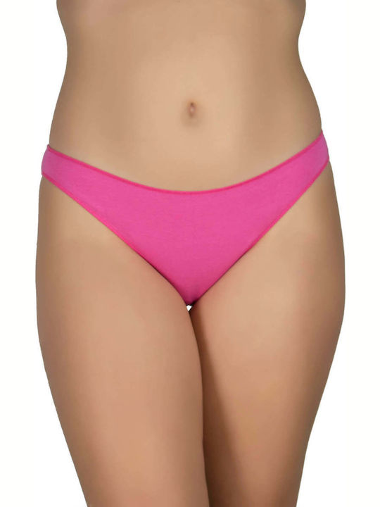Bikini Дамско Слип Мултипак без Шевове Purple + Pink