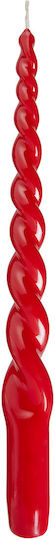Twisted Kerzen Set 4 Stücke Rot