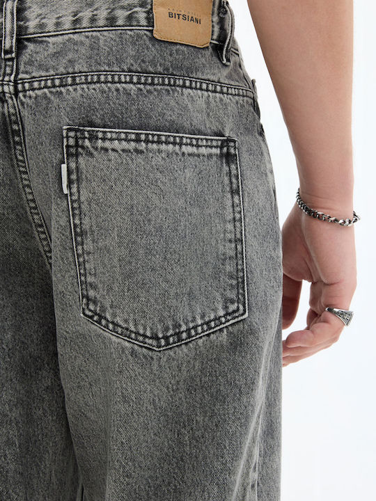 Herren Jeanshosen Mit Entspannt Anwendung Schwarz