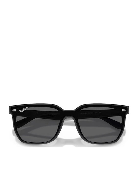 Ray Ban Unisex Sunglasses with Black Plastic Frame and Black Polarized Lens RB4466D 601S81