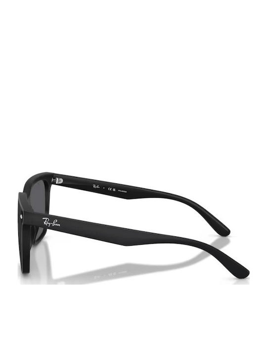 Ray Ban Unisex Sunglasses with Black Plastic Frame and Black Polarized Lens RB4466D 601S81